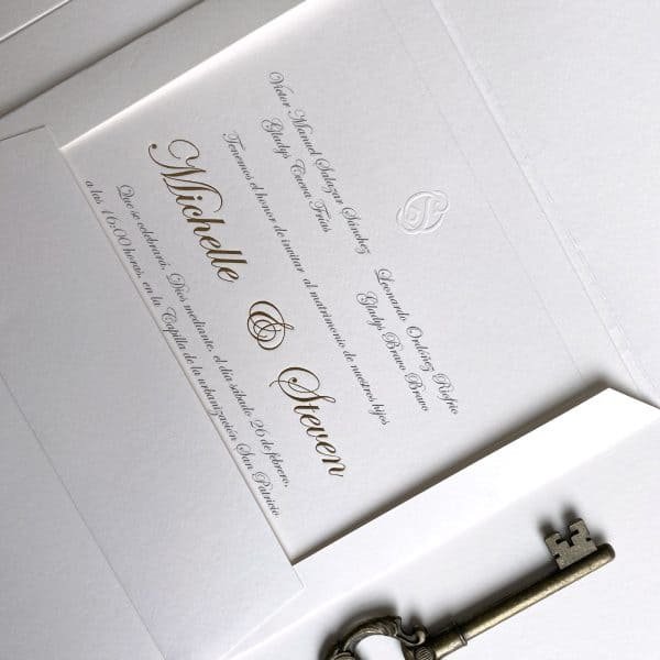 Invitación Clásica Sofía Premium