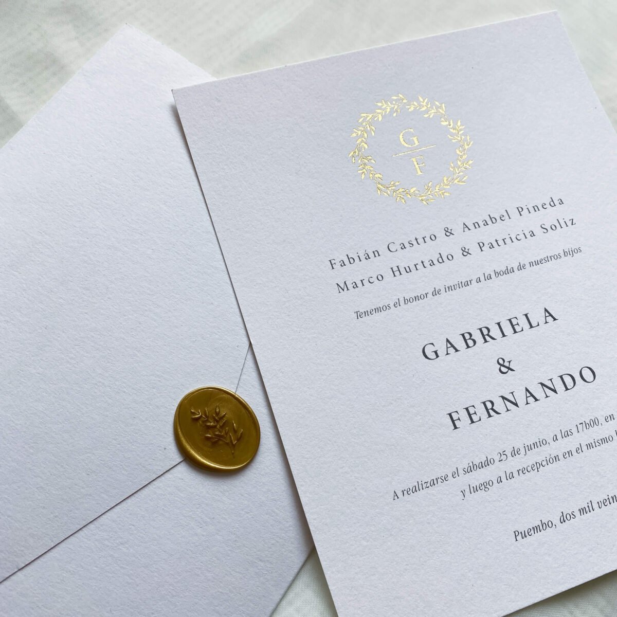 Invitación Clásica Natalia King