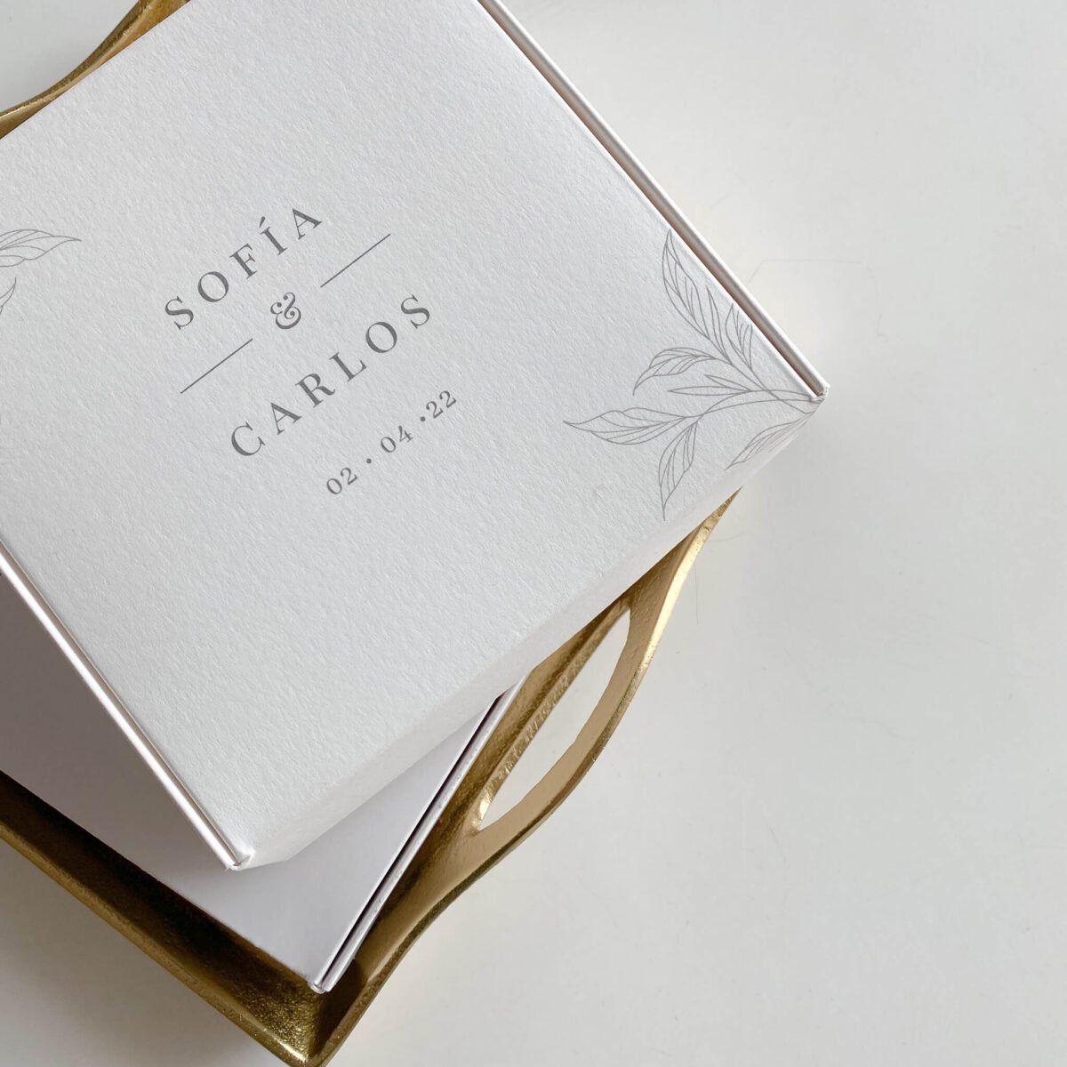 Caja "Bloom Dusty Blue"